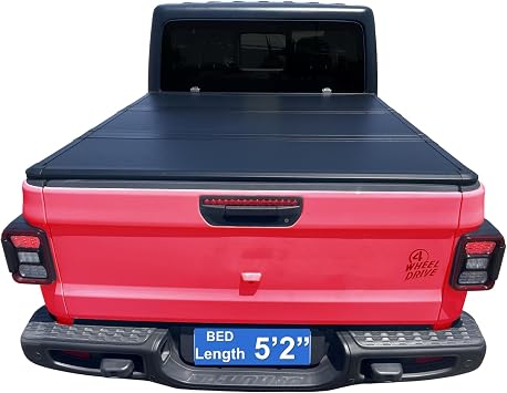 52" Hard Tri-Fold Tonneau Cover for 2015 2016 2017 2018 2019 2020 2021 2022 2023 2024 2025 2026 Chevrolet Colorado GMC Canyon Truck Bed| UNI-HT041|Fleetside