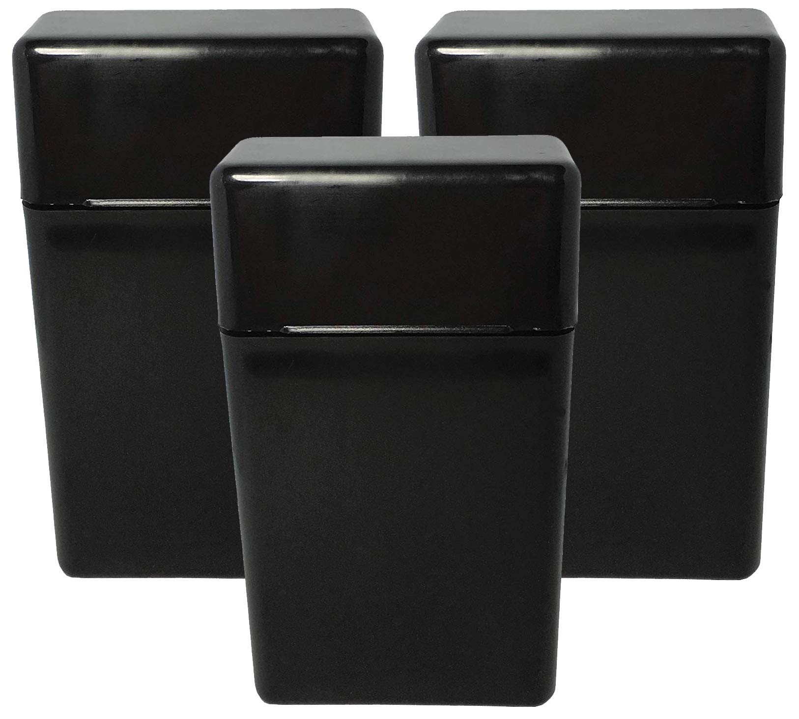 Amazon.com: Fujima Divided Black Cigarette Strong Box - King Size