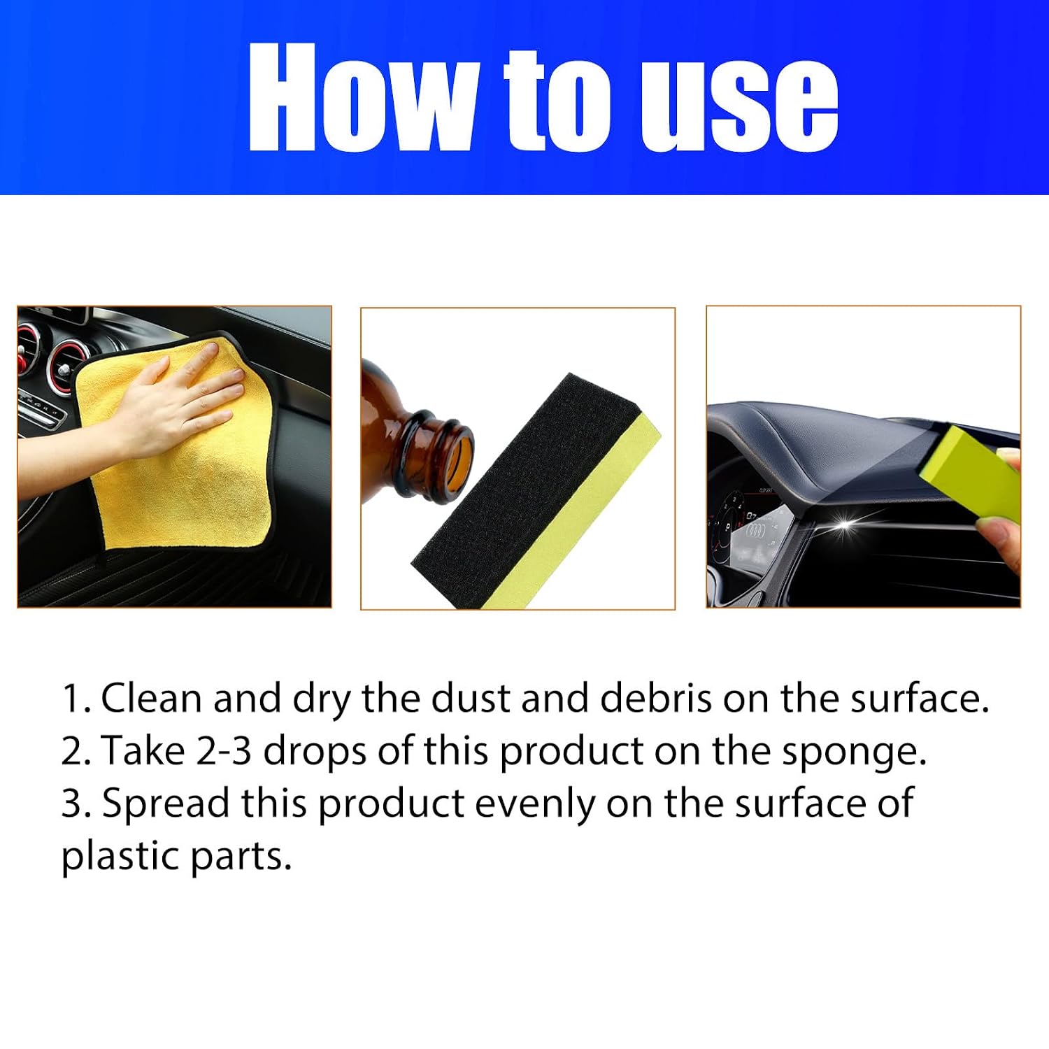Multipurpose Refurbishing Agent Automotive Retreading Interior Renovated Coating for Car Restores Lusters Hues with Ease Professional Restorer