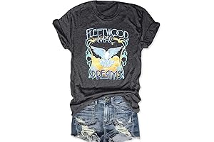 Women's Rock Band T-Shirts: Vintage Rock and Roll Concert Tops