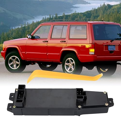 Miniatura 3 de Interruptor de elevalunas eléctrico delantero derecho Interruptor de ventana del pasajero, repuesto OEM 56009451AC 56009451AB 1S2196 DS1233