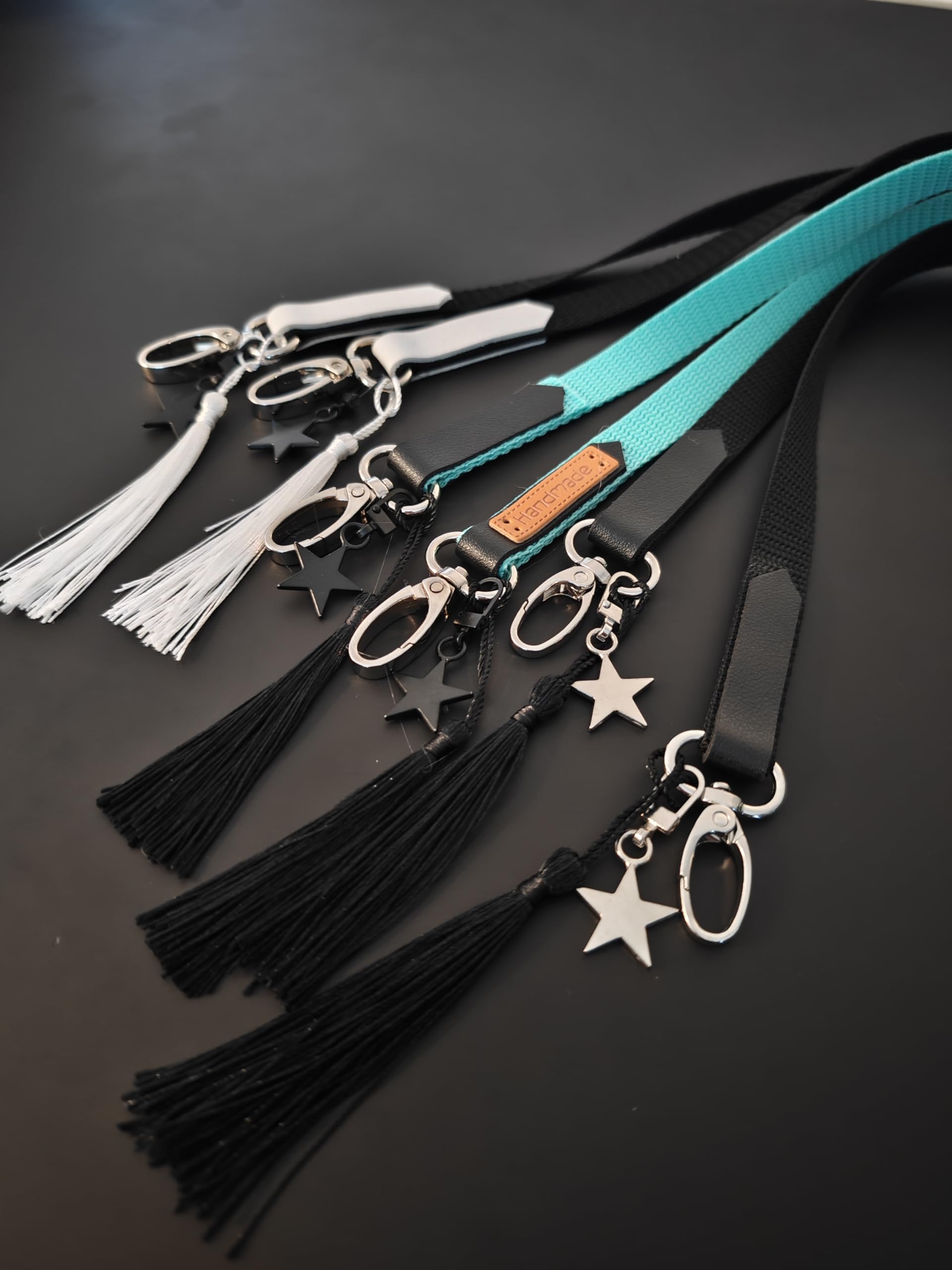 Generisch Hobby Horse Zügel, hobbyhorsing Zubehör, mit Glitzer, hochwertige Karabiner, für Steckenpferde, Stockpferd, Spielpferde, Schauckelpferde