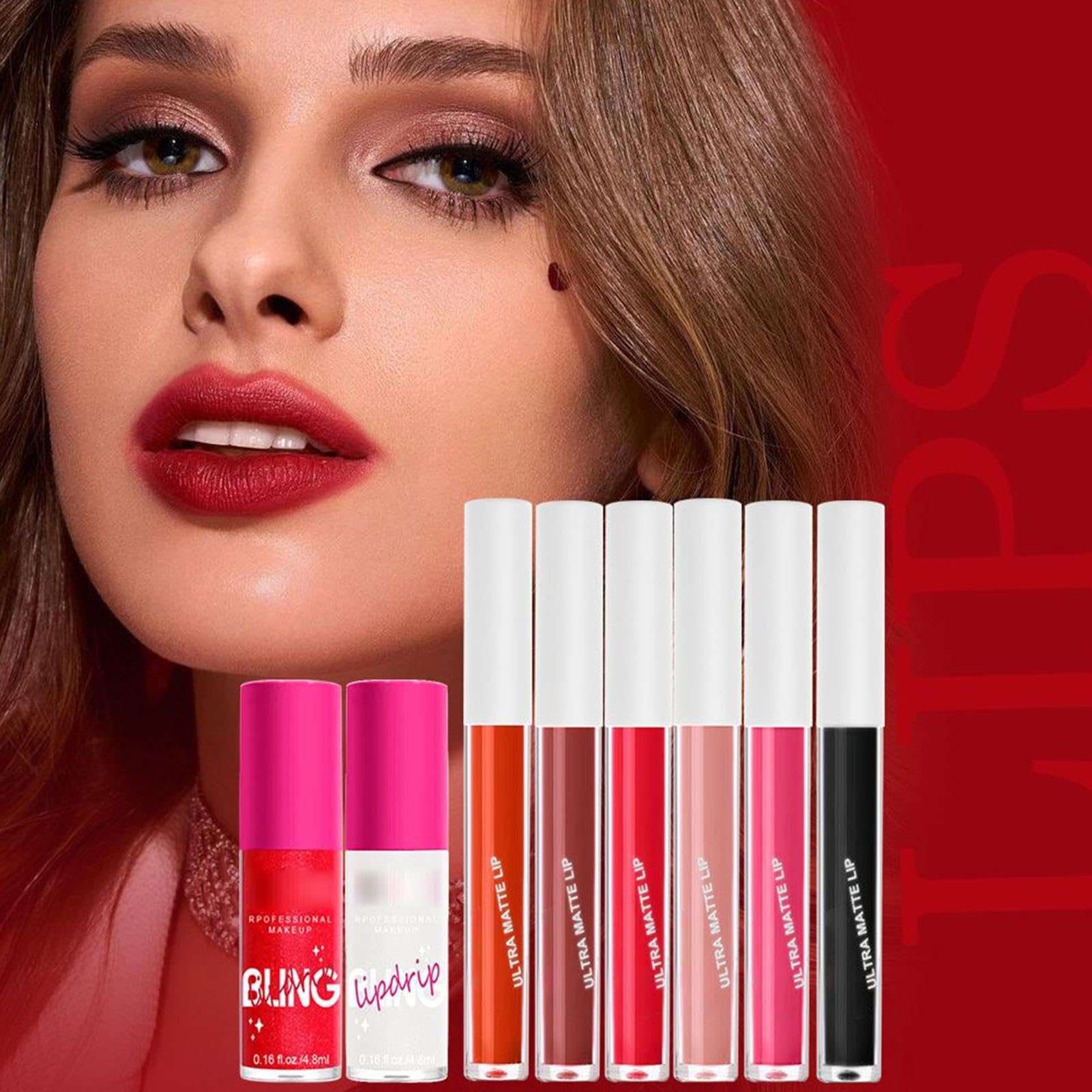 Zestaw do makijażu dla kobiet, Make Up Women Full Kit Trwa szminka | Pełny makijaż cień do powiek szminki glos gloska kosmetyczna szczotka z torbą do przechowywania dla kobiet dziewcząt