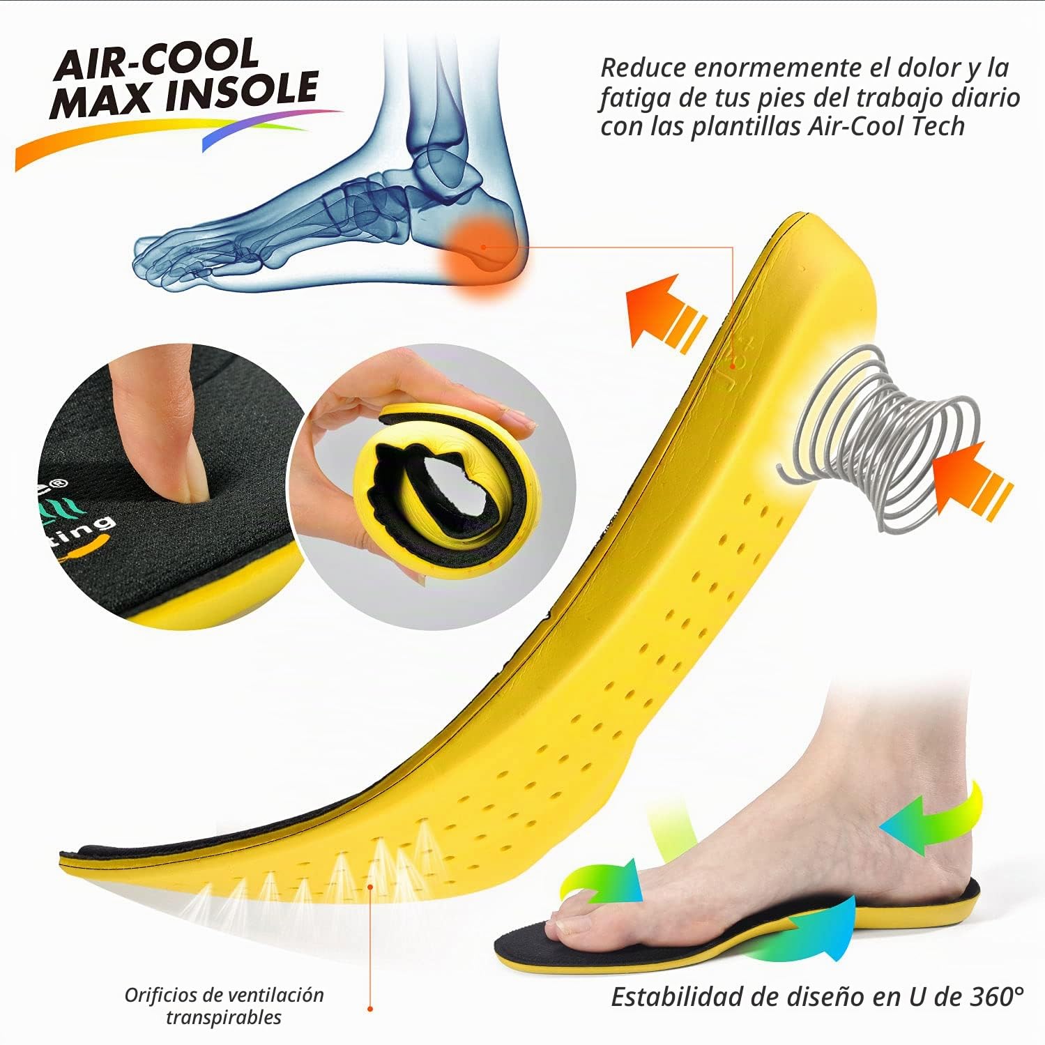 SAFEYEAR Safetoe Zapatos de Seguridad para Hombres y Mujeres, M-8076 Botas de Seguridad de tipo Cuero Impermeable, Dedo del pie Moc Ligeros Calzado Para Plantilla mas Comodas,EU 42