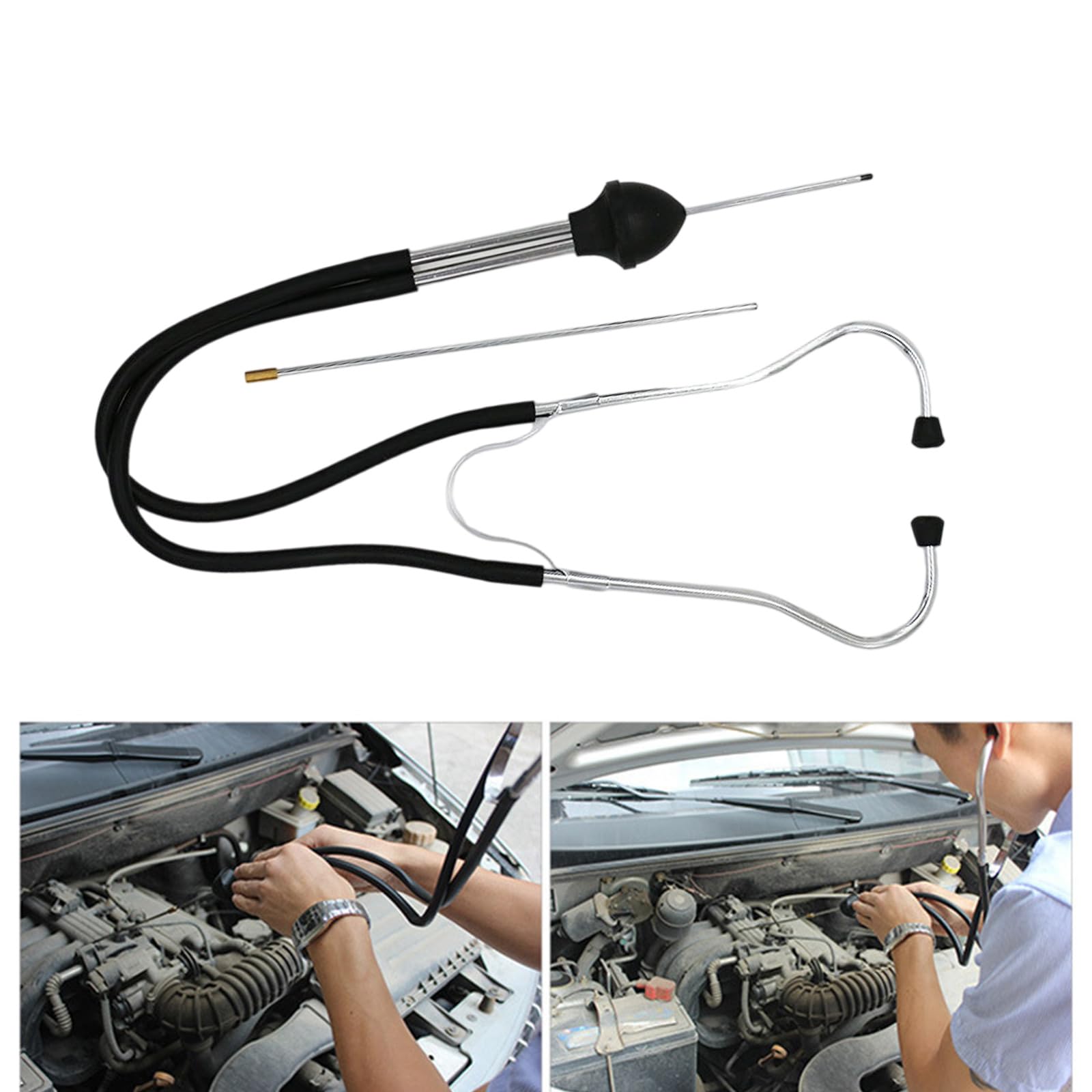 Meccanica automatica Stetoscopio Auto Motore Block Diagnosi Strumenti di ascolto automobilistico Rilevamento rumore auto