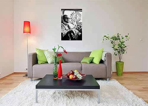 Miniatura 3 de Mac Miller - Póster de concierto laminado con música en blanco y negro, 24.5 x 36.5 pulgadas