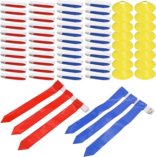 DkOvn Kit de cinturón de fútbol con bandera de 142856 piezas, para jóvenes, adultos