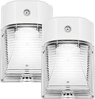 Vista 14 de CINOTON Luminaria LED de Pared de 26W con Sensor de Anochecer a Amanecer, 3CCT 3000K/4000K/5000K, 26W/18W/13W Conmutable, [100-277Vac] IP65