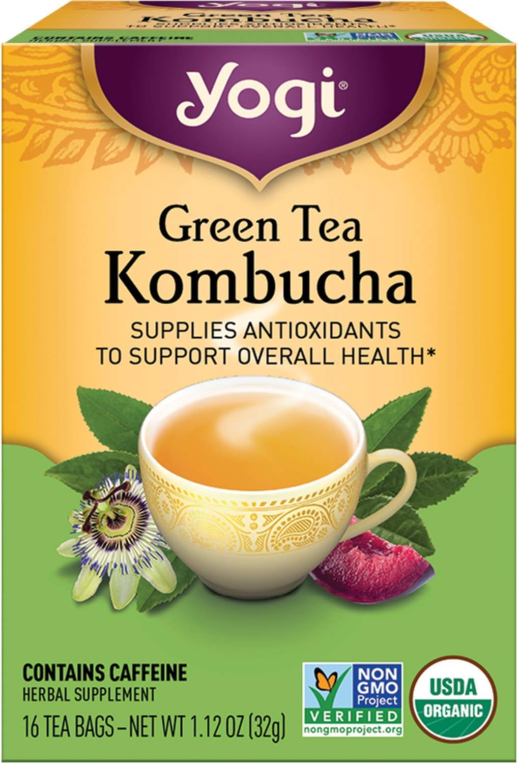 Yogi Tea Kombucha Green Tea 16 ea