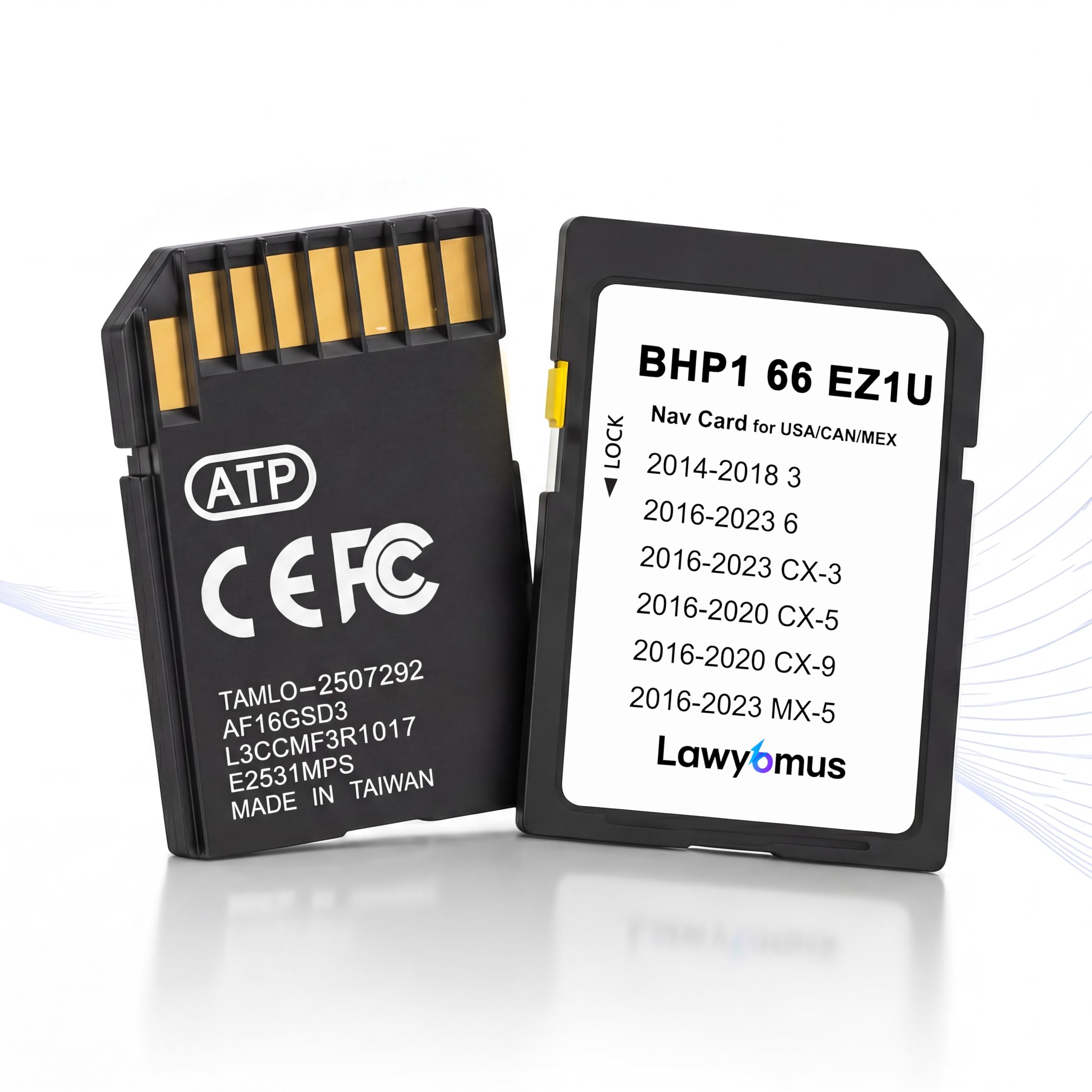 GPS Navigation SD Card Compatible with 2014-2023 3/6 / CX-3 / CX-5 / CX-9 / MX-5, USA/CAN/MEX Maps-image-2