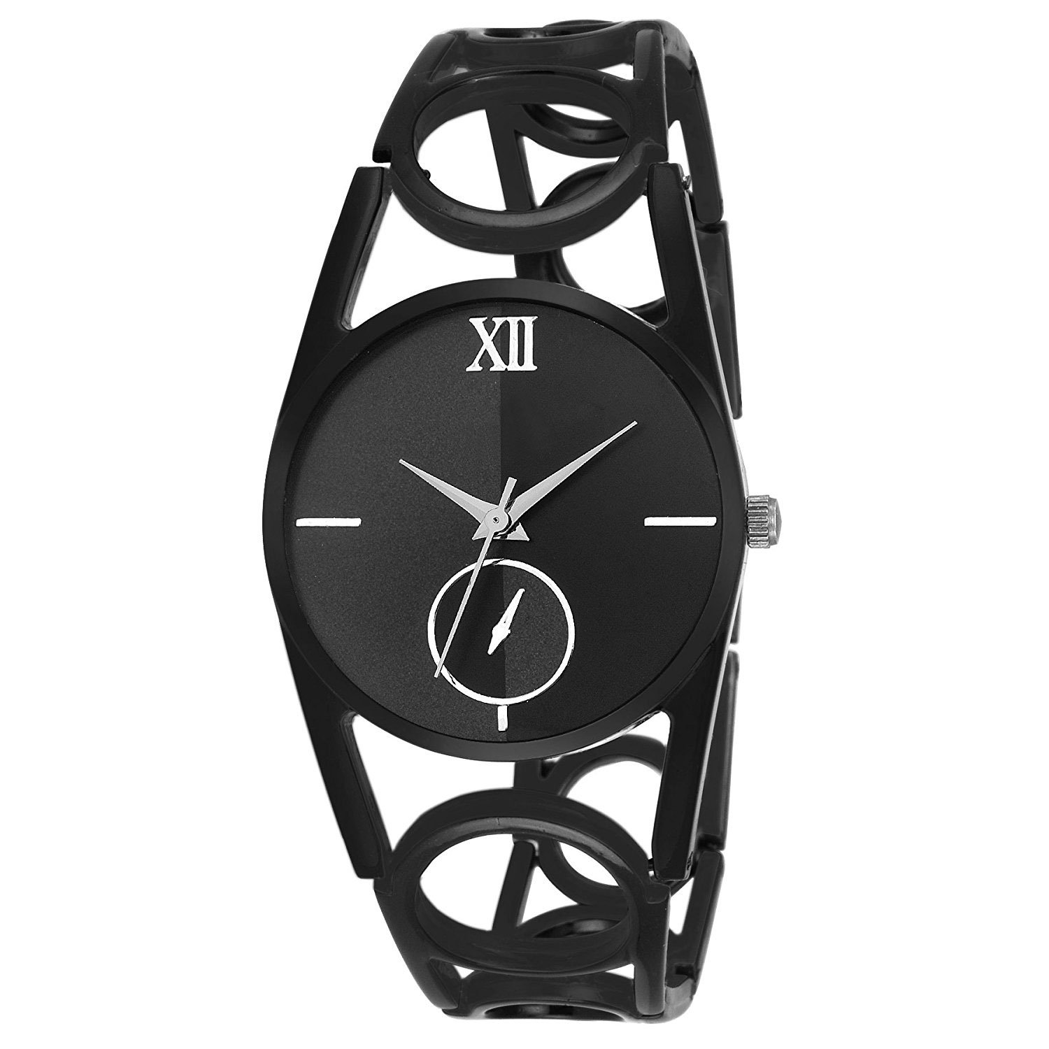 Acnos® Premium Black Dial and Black Strap Analog Watch for Women Pack of 1 (Fx306) (B07MR368Q9) Amazon Price History, Amazon Price Tracker