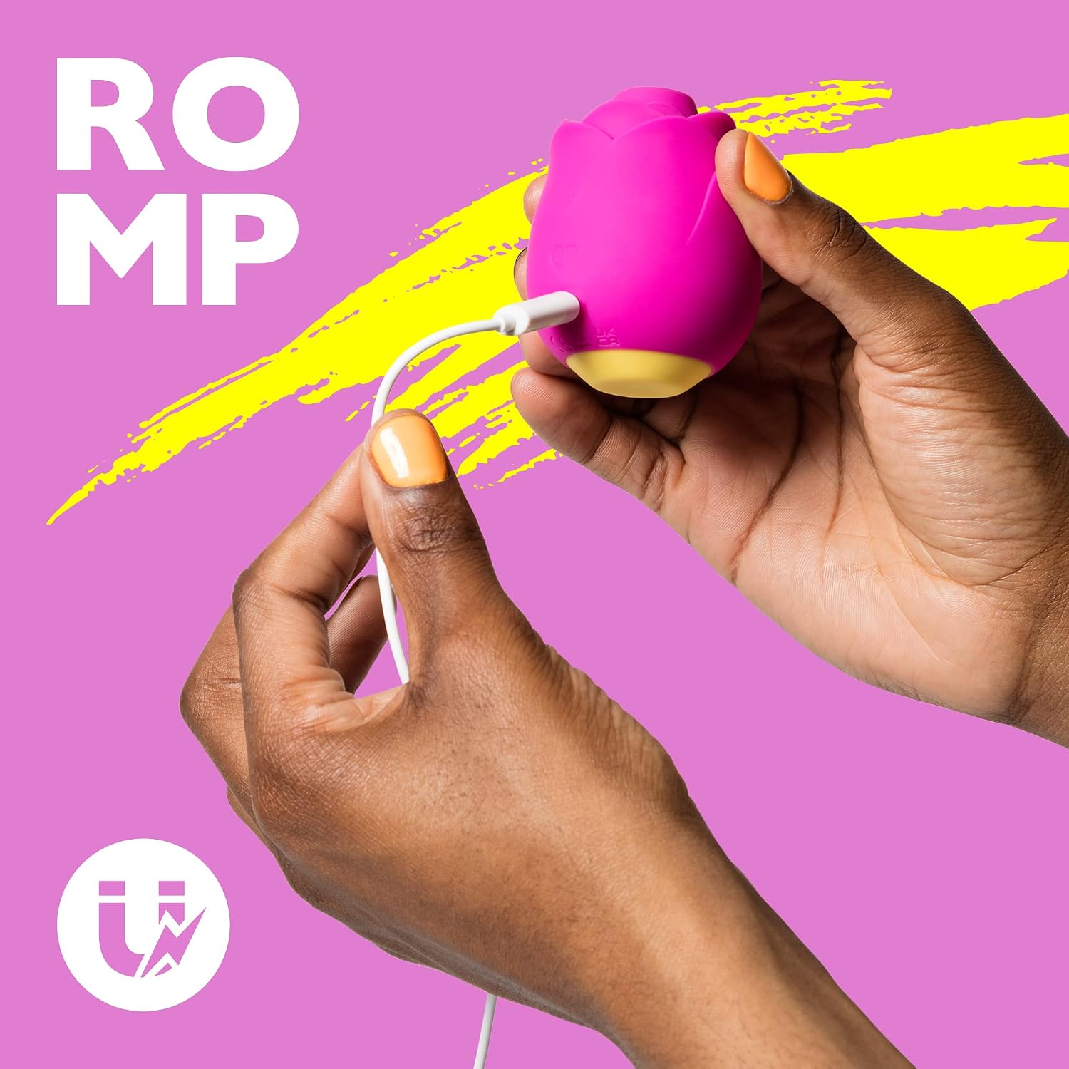 ROMP Rose Vibrator for Women | Clit Sucker Adult Toys | Vibrating Adult Sex Toy | Clitoral Stimulator for Woman with 6 Vibration Modes | Waterproof & Rechargeable Stimulation | Sexual Pleasure Tools