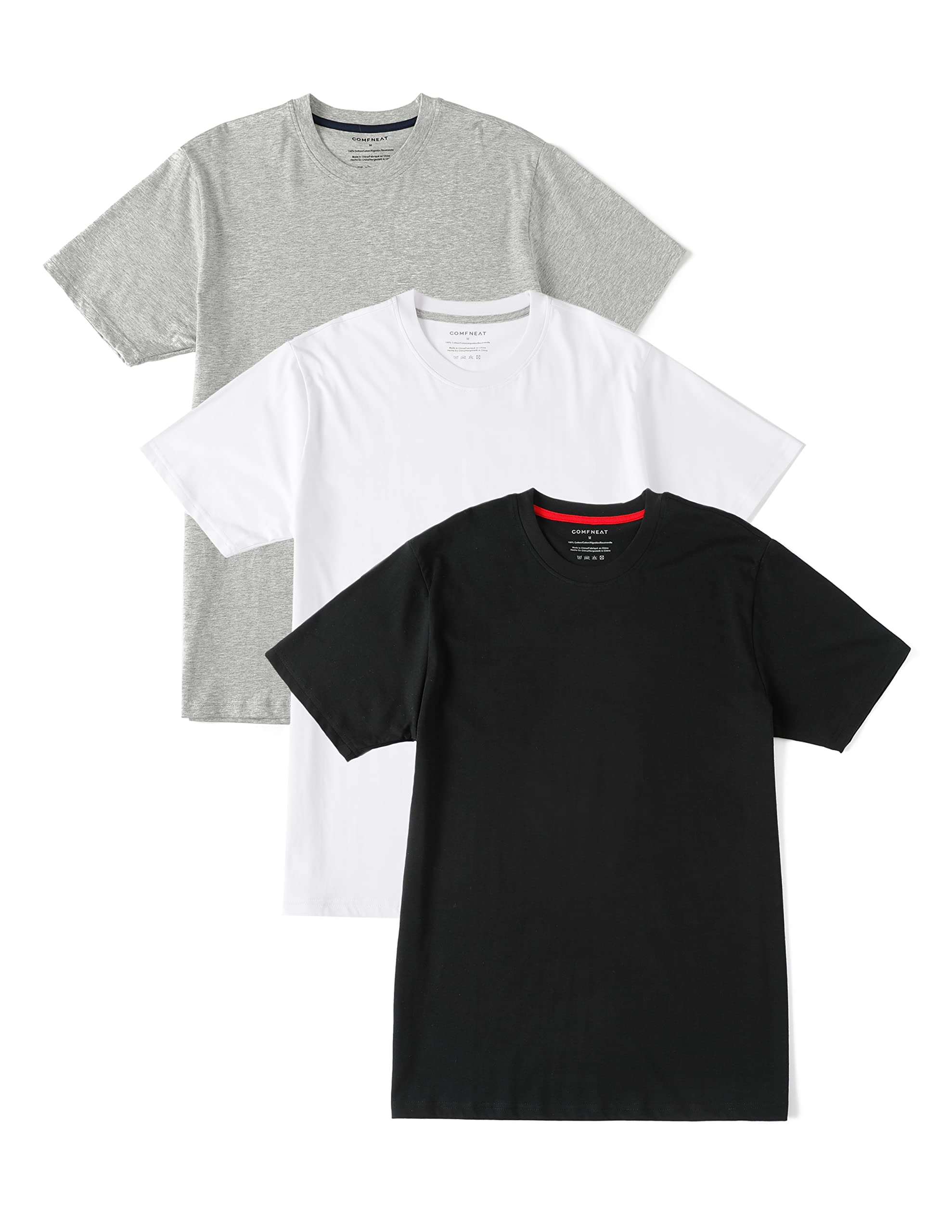 Comfneat 3-Pack Crew Tee
