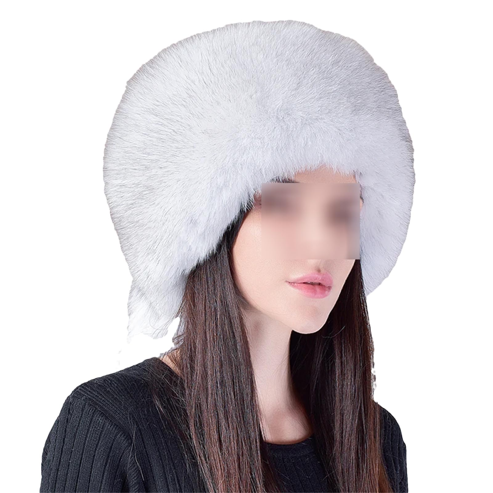 Inverno Donne Casual Solido Faux Peloso Cappello Soffici Outdoor Caldo Neve Peloso Cappelli