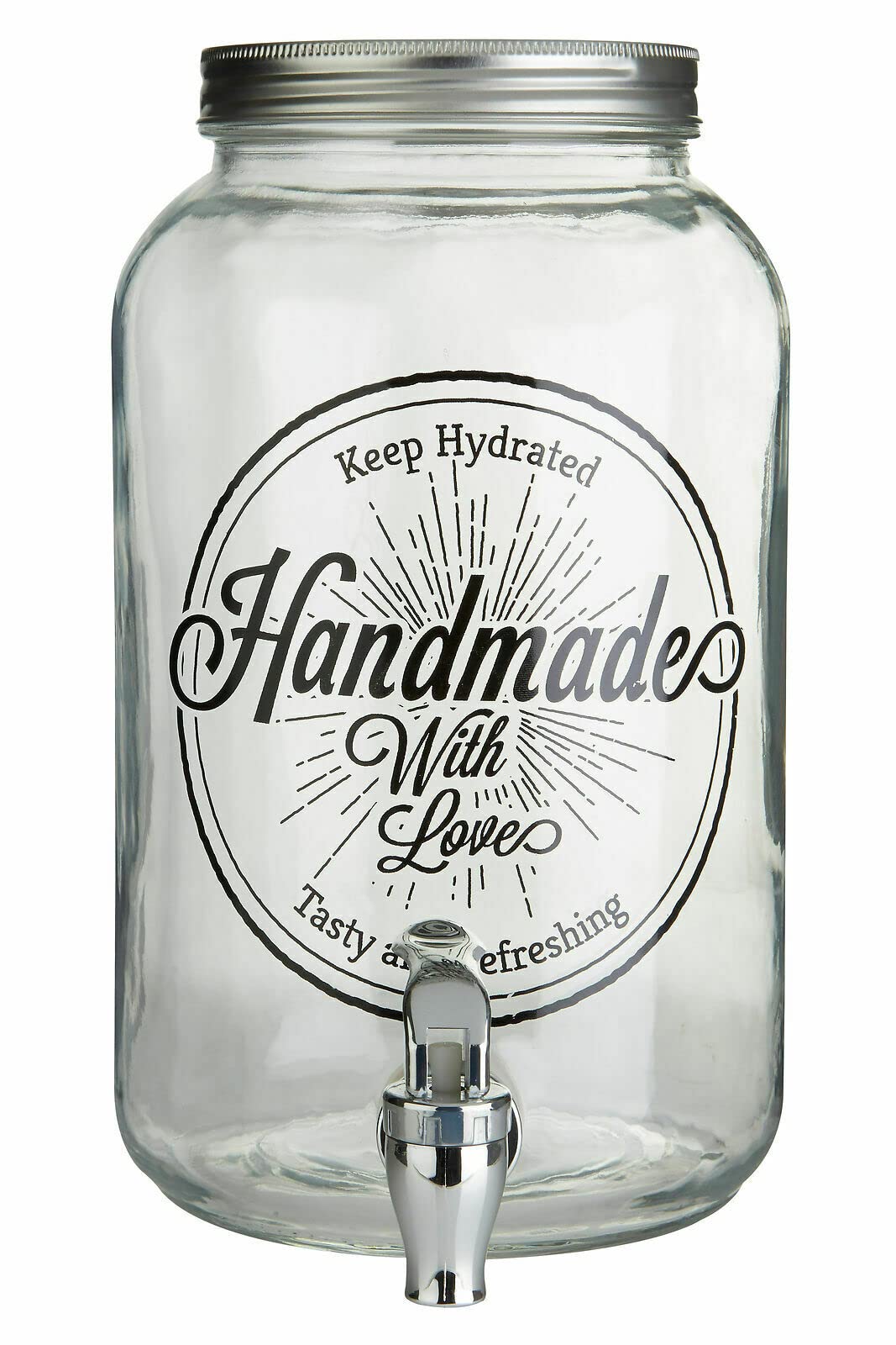 Lea Glass Drinks Dispenser 3500ml - Clear