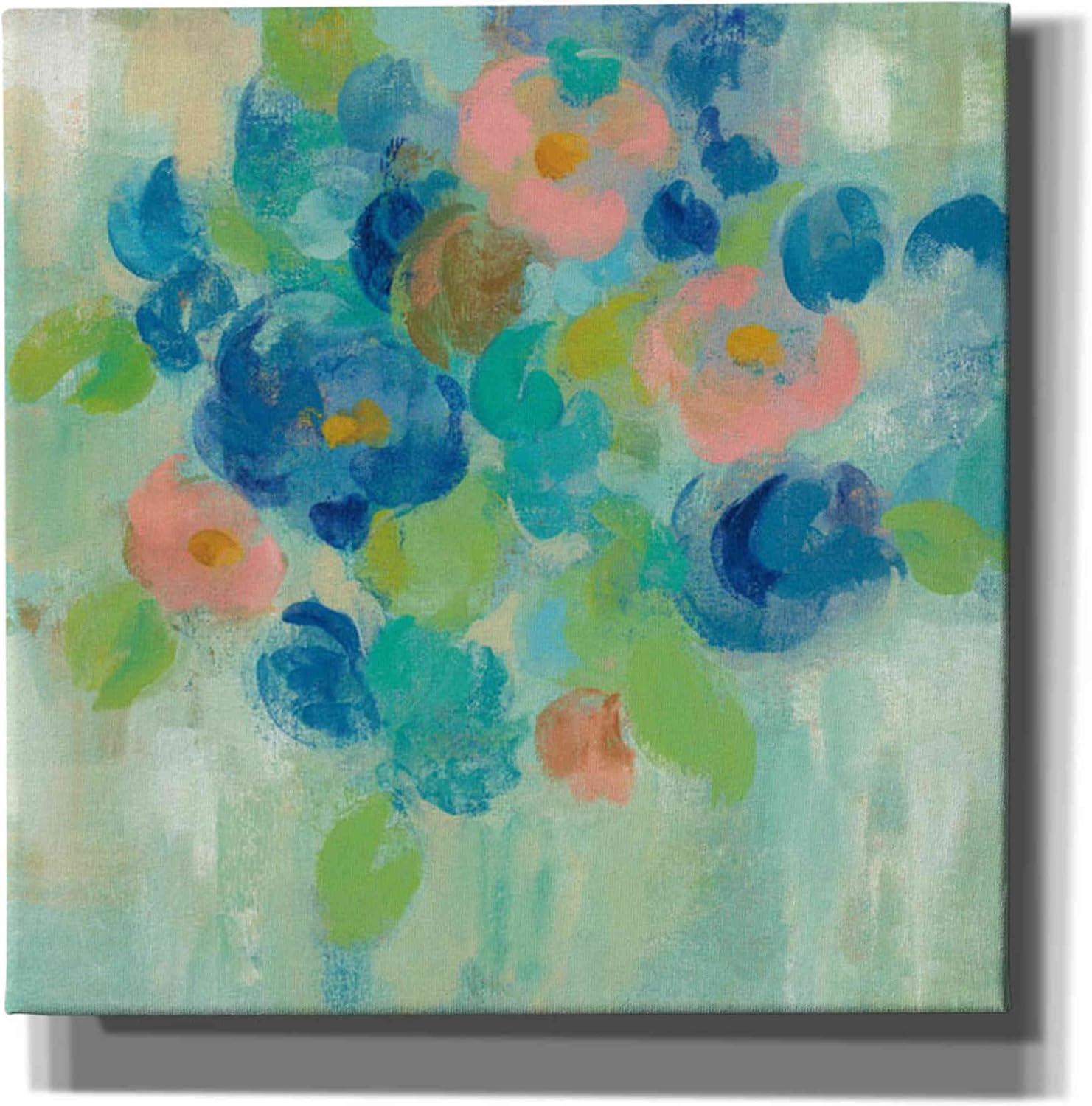 Epic Graffiti 'Spring Aroma III' by Silvia Vassileva, Canvas Wall Art, 12"x12"