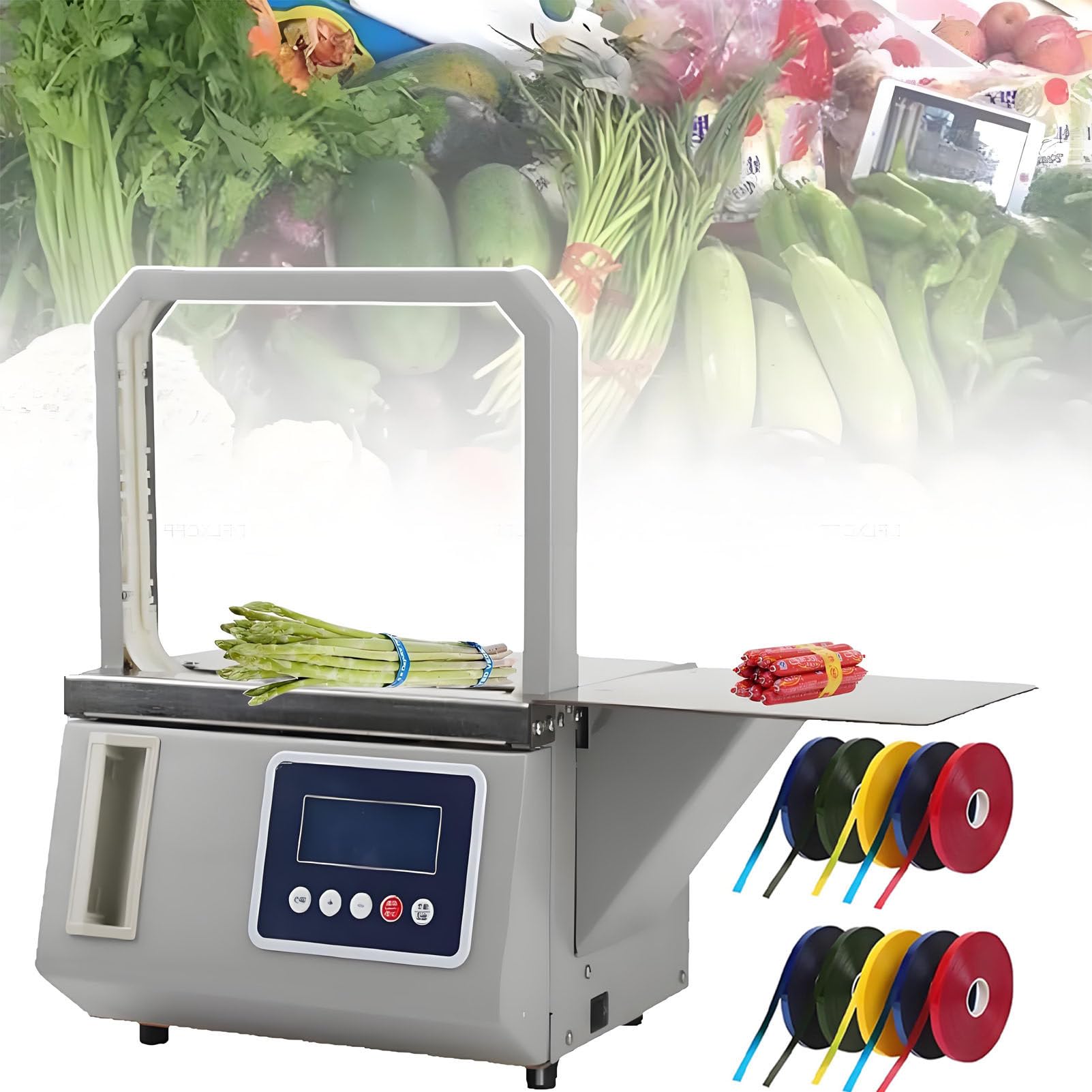 Machine de cerclage Automatique, cercleuse à Ruban OPPs conviviale 12.6 * 6.6in