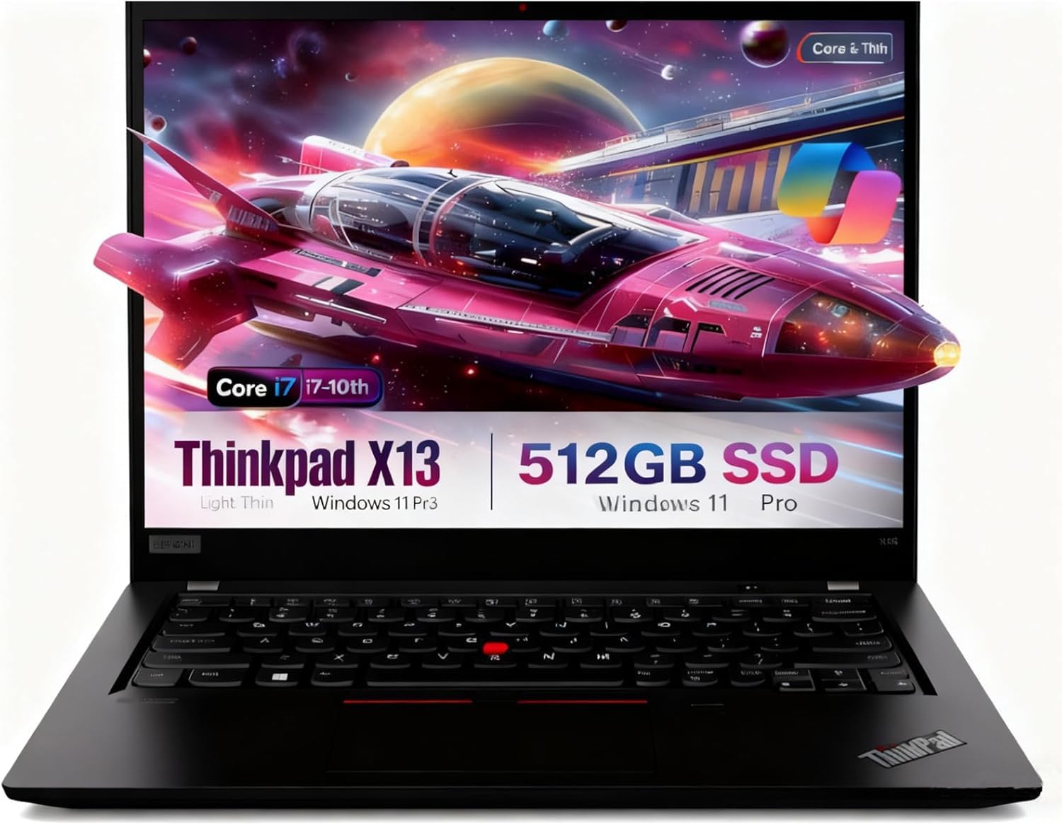 レノボThinkpad X13 Gen 1 i7-10510U 16GB 512 Lenovo ThinkPad x13 Gen 1, Reconditioned, i7-10510U, 16GB RAM