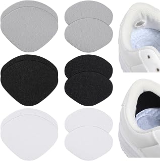 12 PCS Shoe Heel Repair, Self-Adhesive Shoes Patches for Holes Inside Shoe Hole Repair Patch Kit Prevention Patches Fabric Patch Mesh Repairing for Sneaker Leather Shoes High Heels