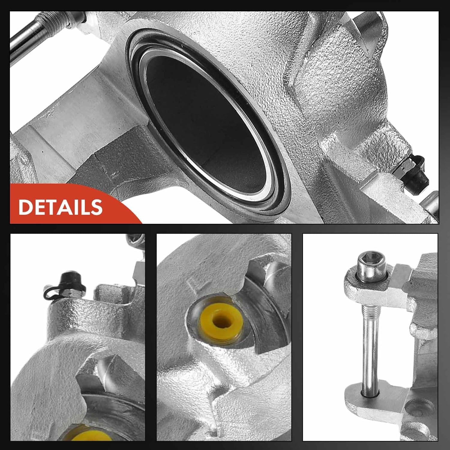 A-Premium Disc Brake Caliper Assembly Without Bracket Compatible with Chevy, Cadillac, Buick, GMC, Oldsmobile and Pontiac Models - Malibu 97, Camaro 97, Impala 97, Caprice, LeSabre