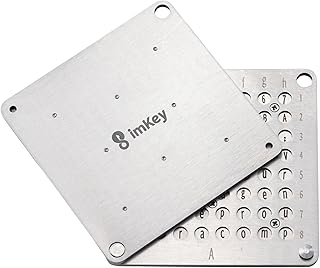 imKey HeirBOX Pro Metal Seed Phrase & Private Key Storage Stainless Steel Crypto Backup for Mnemonic Phrase Fireproof Waterproof Offline Cold Storage BIP39 Compatible(HeirBoxP1)
