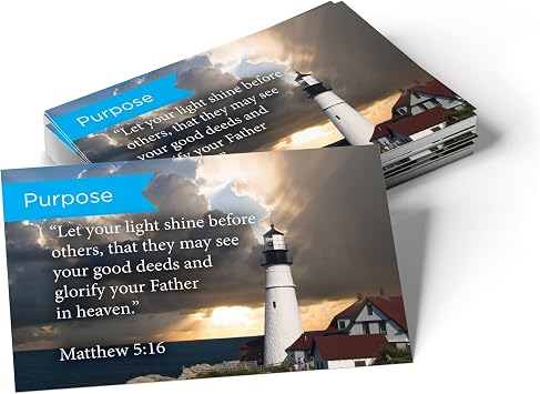 Logos Trading Post Matt 516, Pass Along Scripture Cards, Pack of 25