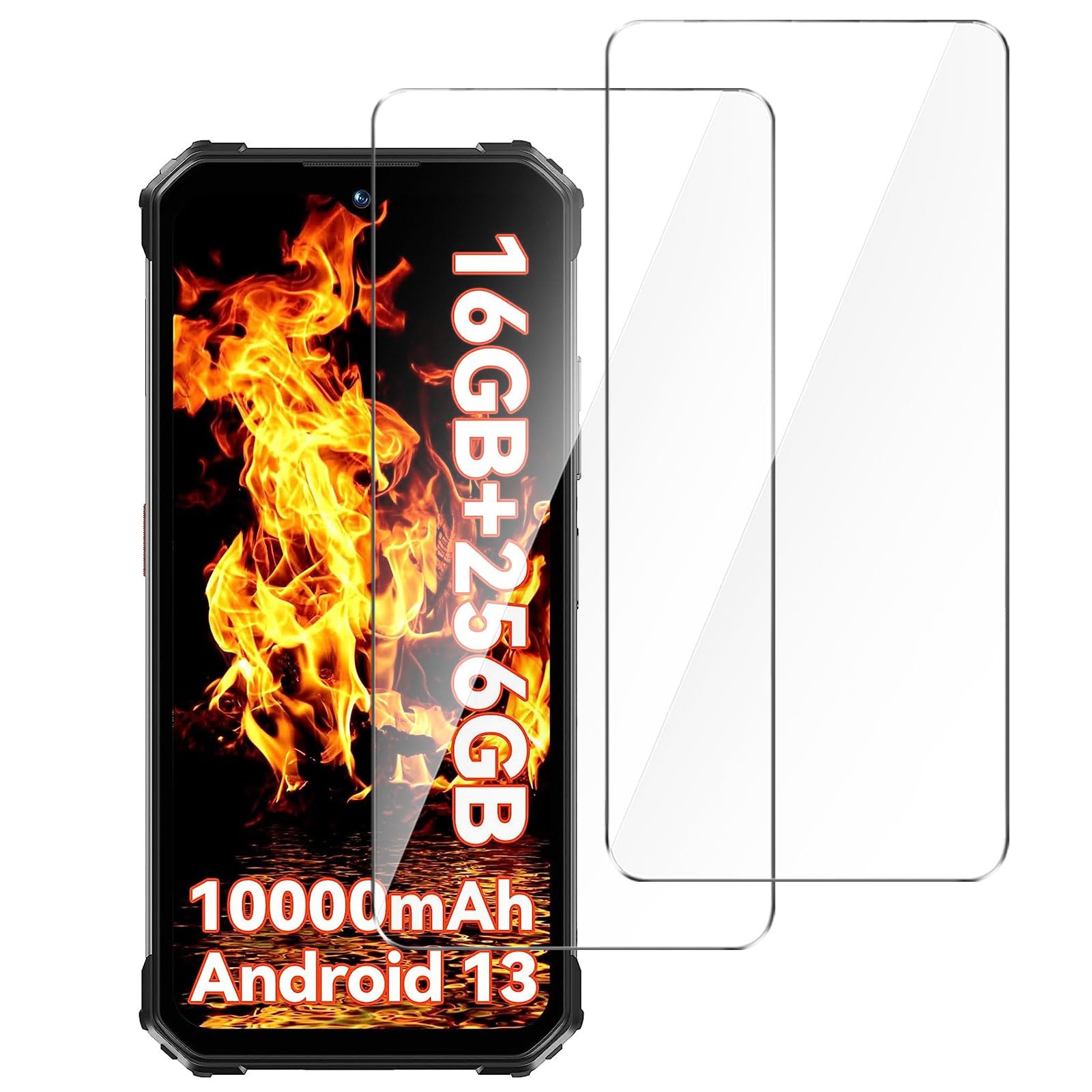 Protection Écran Verre Trempé 9H Pour Oukitel WP300 5G - Lot De 3 Films Protecteurs HD | Compatible Et Antichoc