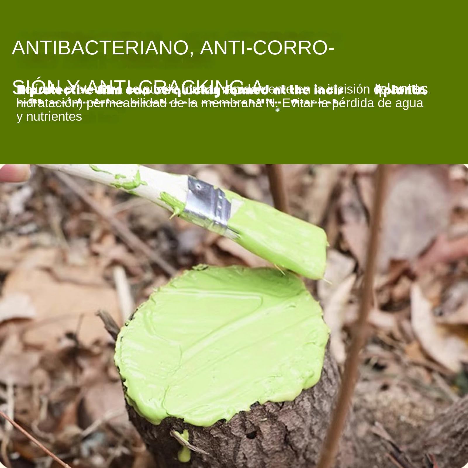 Pasta Cicatrizante Para Árboles, Sellador Para Cortes De Poda En Plantas, Cera De Injerto Y Relleno Vegetal Para Jardinería, Mantenimiento Posttormenta, Bonsáis, Paisajismo Invernal Y Parques