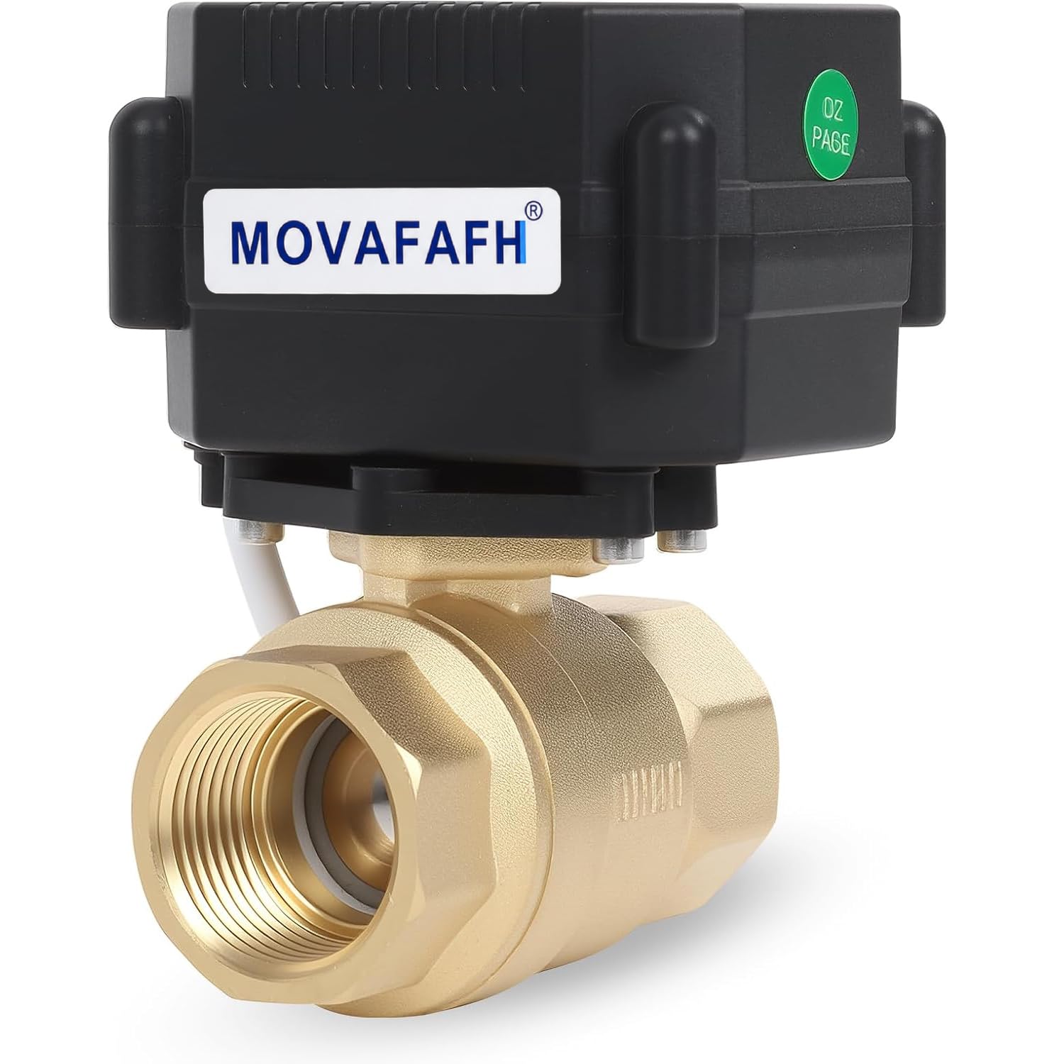 U.S. Solid Motorized Ball Valve- 3/4" Brass Ball Valve with Standard Port, 9-24V AC/DC and 2 Wire Auto Return Setup (Pack of 12) product image 18