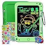 TEKFUN Toddler Kids Toys Gifts - 8.5 Inch LCD Writing Tablet Kids Doodle Board with Stickers Colorful Drawing Tablet, Kid Birthday Christmas Gifts Toys for 3 4 5 6 Years Old Boy Girl (Green)