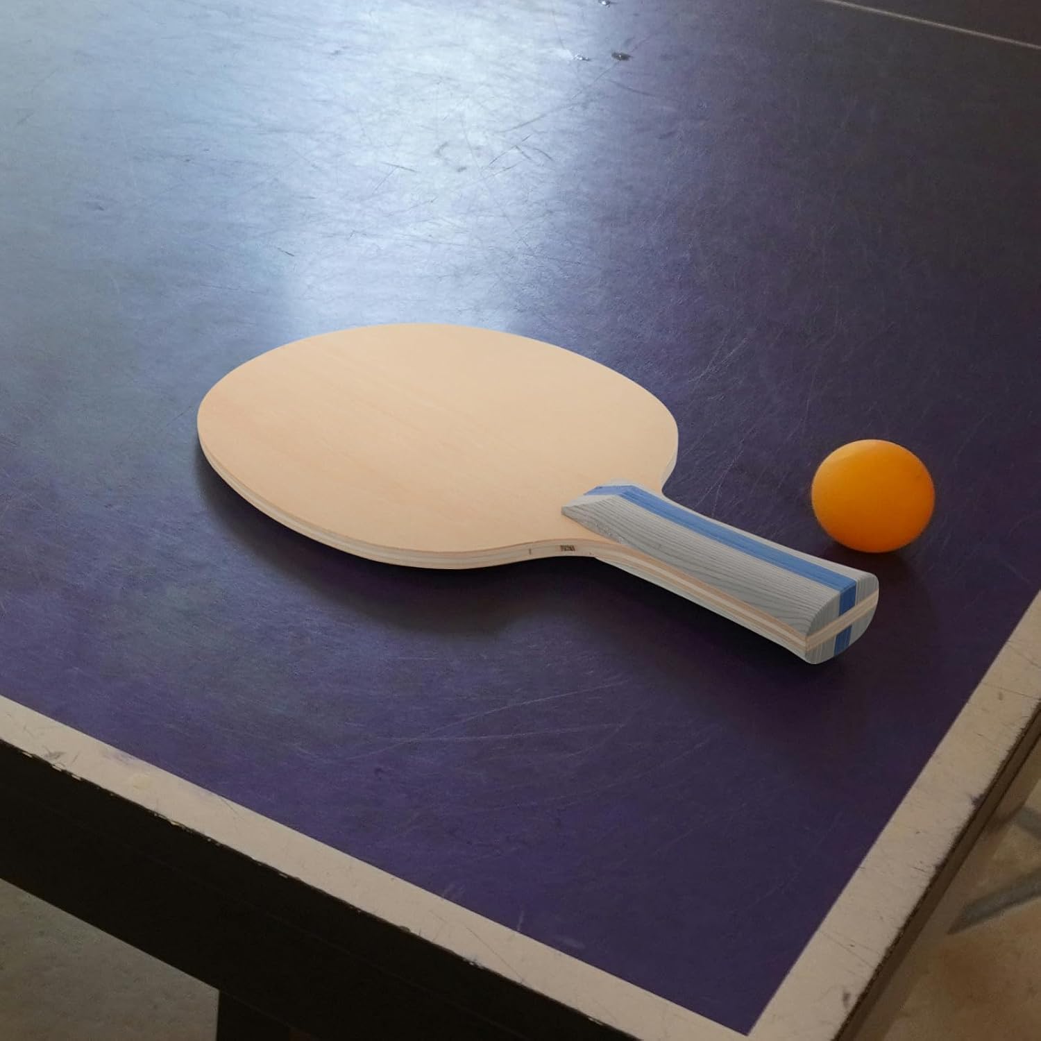 Ciieeo Table Tennis Racket Lightweight Training Paddle Standard Size Wooden Blade with Comfortable Grip for Adults and Beginners Practice