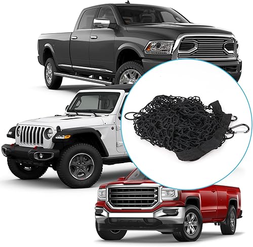 Miniatura 3 de Red de carga para caja de camión para almacenamiento de maletero maletero de carga de almacenamiento de malla para organizar comestibles red de