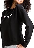 Vista 4 de Champion Sudadera para mujer, forro polar, cuello redondo, sudadera cálida para mujer (talla extra grande)