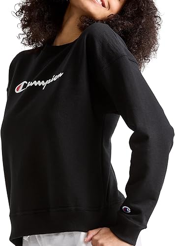 Miniatura 4 de Champion Sudadera para mujer, forro polar, cuello redondo, sudadera cálida para mujer (talla extra grande)