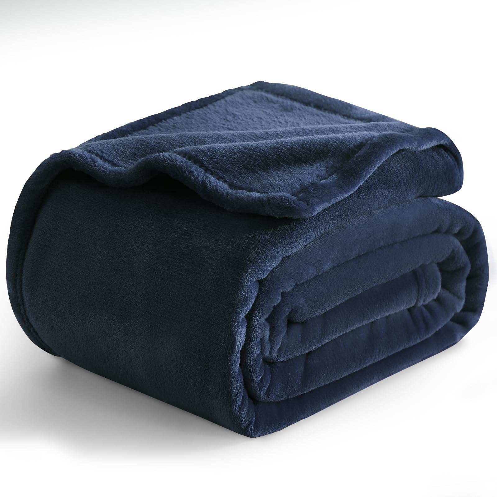 RUIKASI Manta Sofa Cama Polar - Mantas para Cama 150, Manta de Sofá, Manta Franela de Microfibra Azúl Marino 220x240, Suave, Flannel Blanket