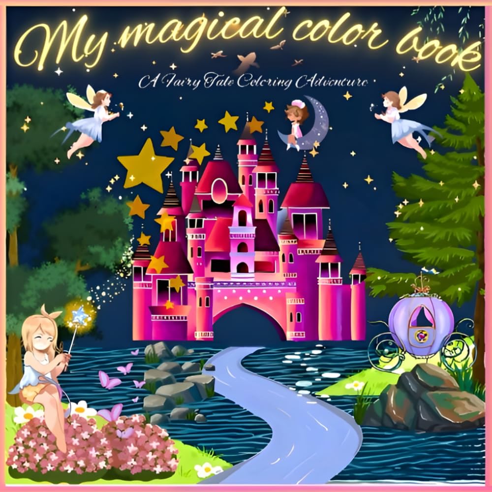 My magical color book: a fairy tale coloring adventure