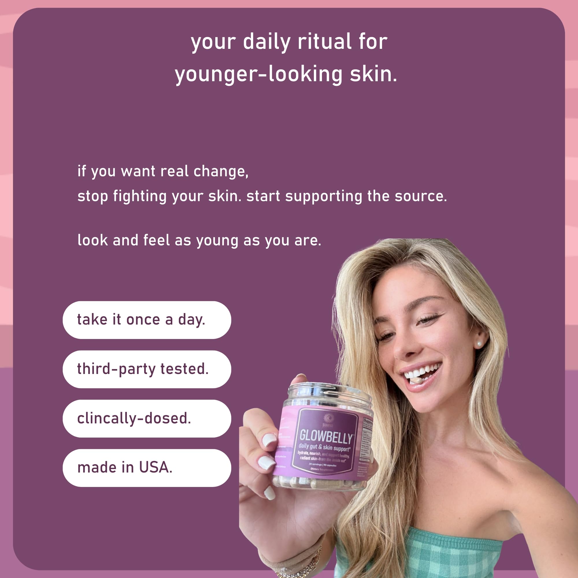 Amazon.com: Sunrae Wellness Glowing Skin Supplement with Gotu Kola 