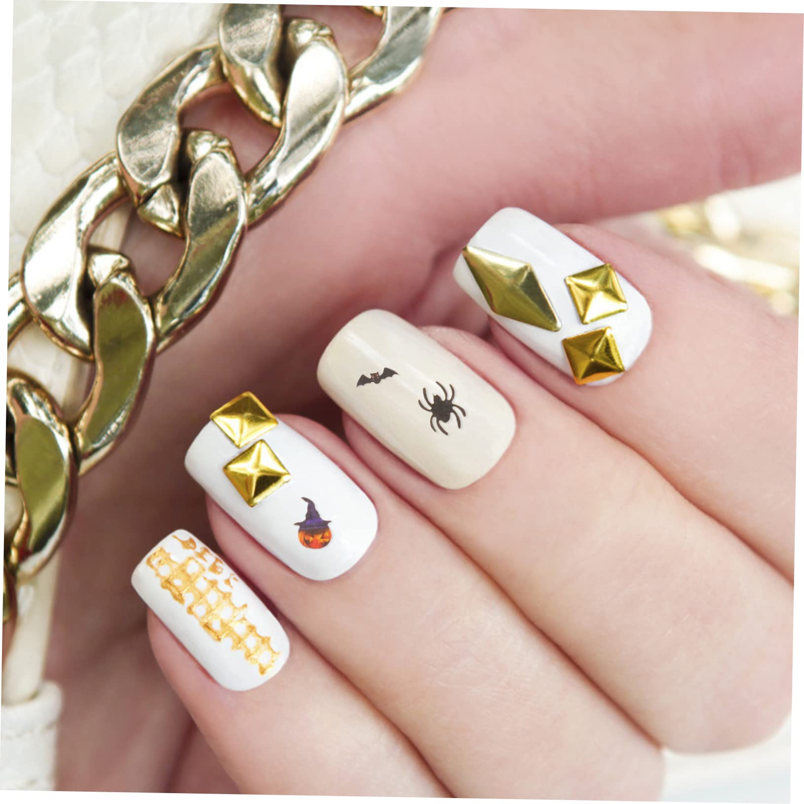 Didiseaon 3 Juegos De Calcomanías Para Uñas De Halloween Accesorios De Manicura Para Mujeres Y Niñas Divertidos Para Principiantes Y Expertos 6 Cajas X 3