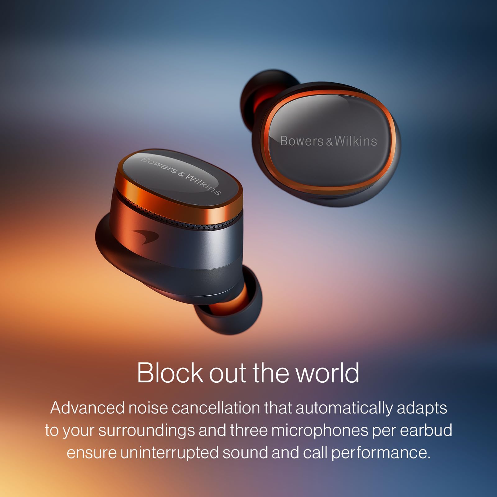 Bowers & Wilkins Fones de ouvido sem fio Pi8 (McLaren Edition