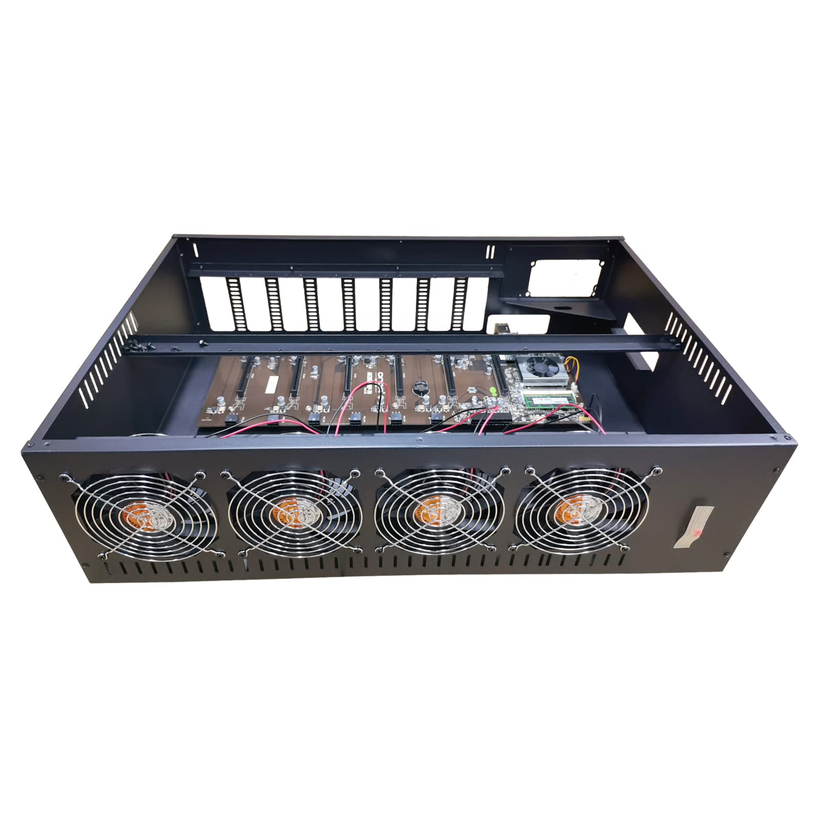 Complete Mining Rig System for Mining Ethereum Coin Windows10,Mining  Motherboard 6GPU Including CPU,SSD, RAM, Open-Pit Mining Machine AK2980  D6P-70 Frame Mining Machine (NO-PSU) : Buy Online at Best Price in KSA -