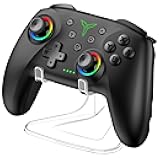 AIfasterfly PC Controller with Holder, Wireless Bluetooth Controller, 1000mAh Battery, with Hall Effect Joysticks & Triggers, No Dead Zone, No Stick Drift, Controller for PC, Switch, iOS and Android