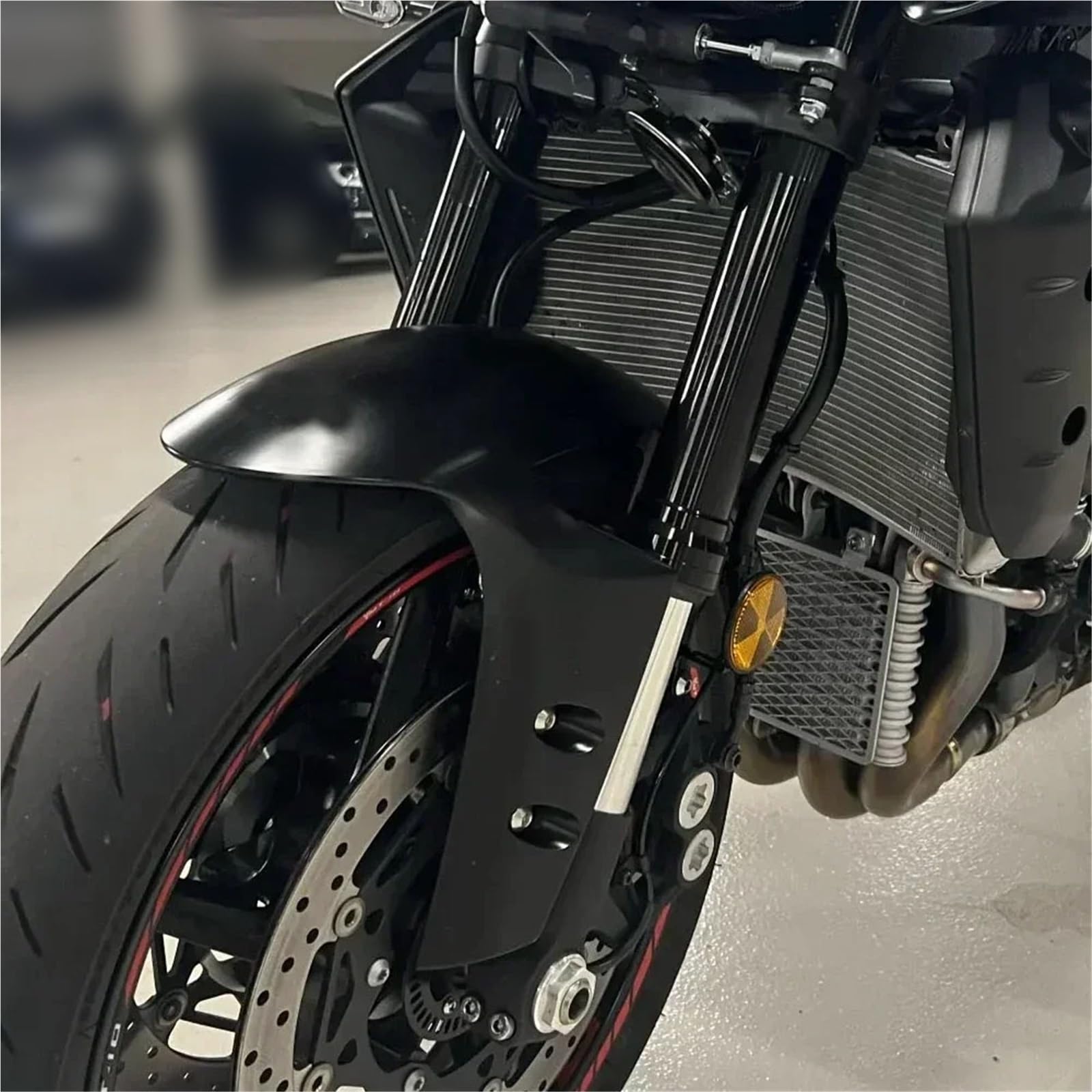 Garde-boue avant moto Yamaha MT-10 FZ-10 2016-2023 en carbone véritable - 6