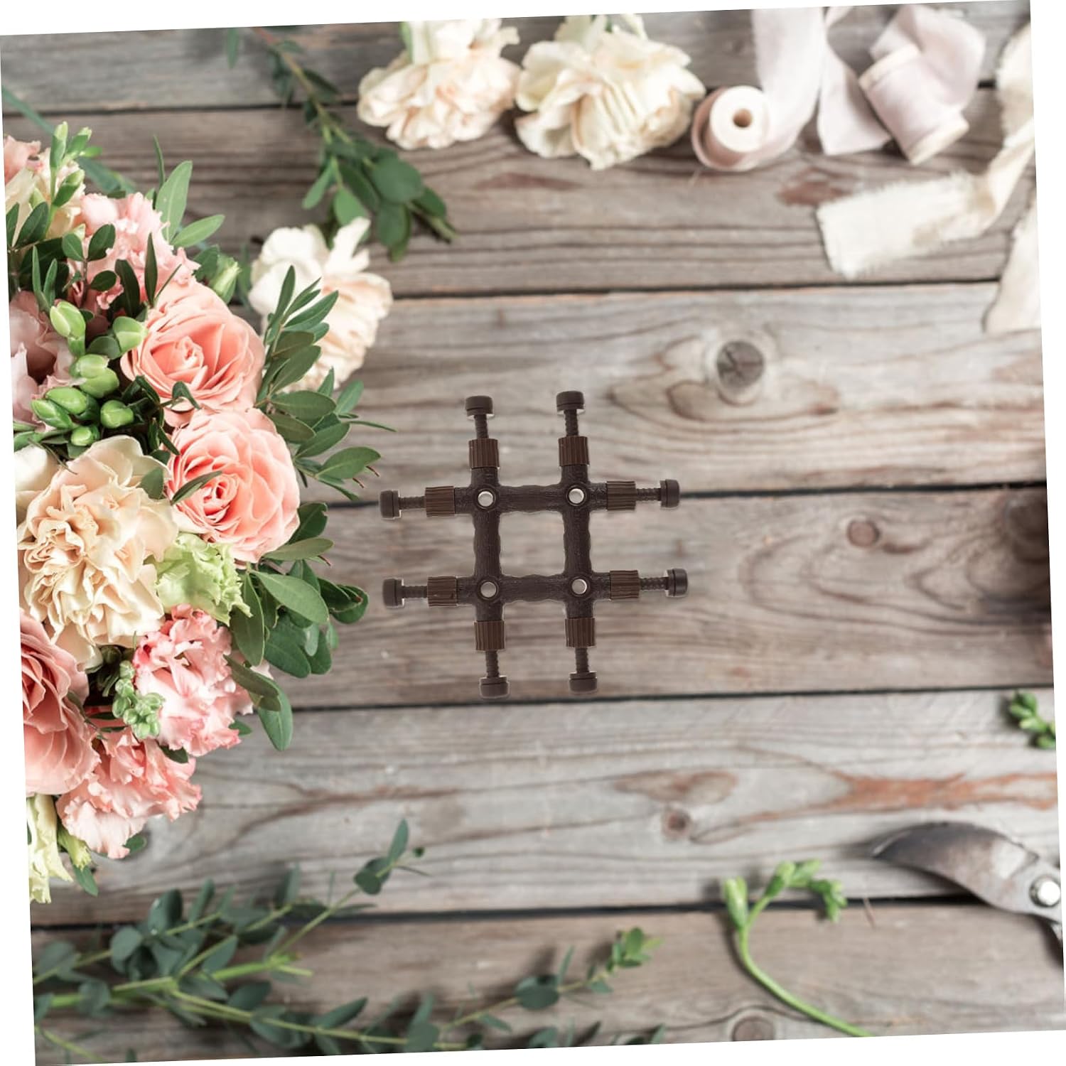 BEBEMOKO 5pcs Flower Branch Fixing Tool Flower Arranging Holder for Versatile Floral Displays Compatible for Home Decor and Floral Arrangements