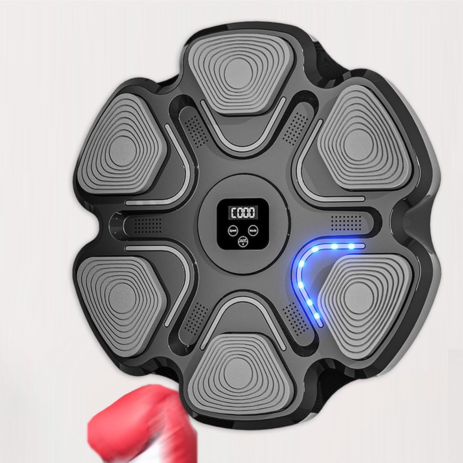 Máquina de Boxeo Electrónica, Modo de Entrenamiento de, Velocidad Ajustable, Respuesta, Música, Pared de Entrenamiento, Objetivo Par