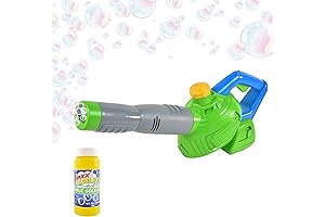 Maxx Bubbles Toy Leaf Blower with Bubble Refill, Fun Summer Outdoor Bubble...