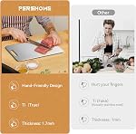 3PCS Titanium Cutting Board for Kitchen,Mothers Day Gift Dishwasher Safe Chopping Board,Scratch-Resistant No-Debris Cutting Board,Odorless &Knife-Friendly,For Daily Use,Baking,Meat,Veg,Kitchen|Camping