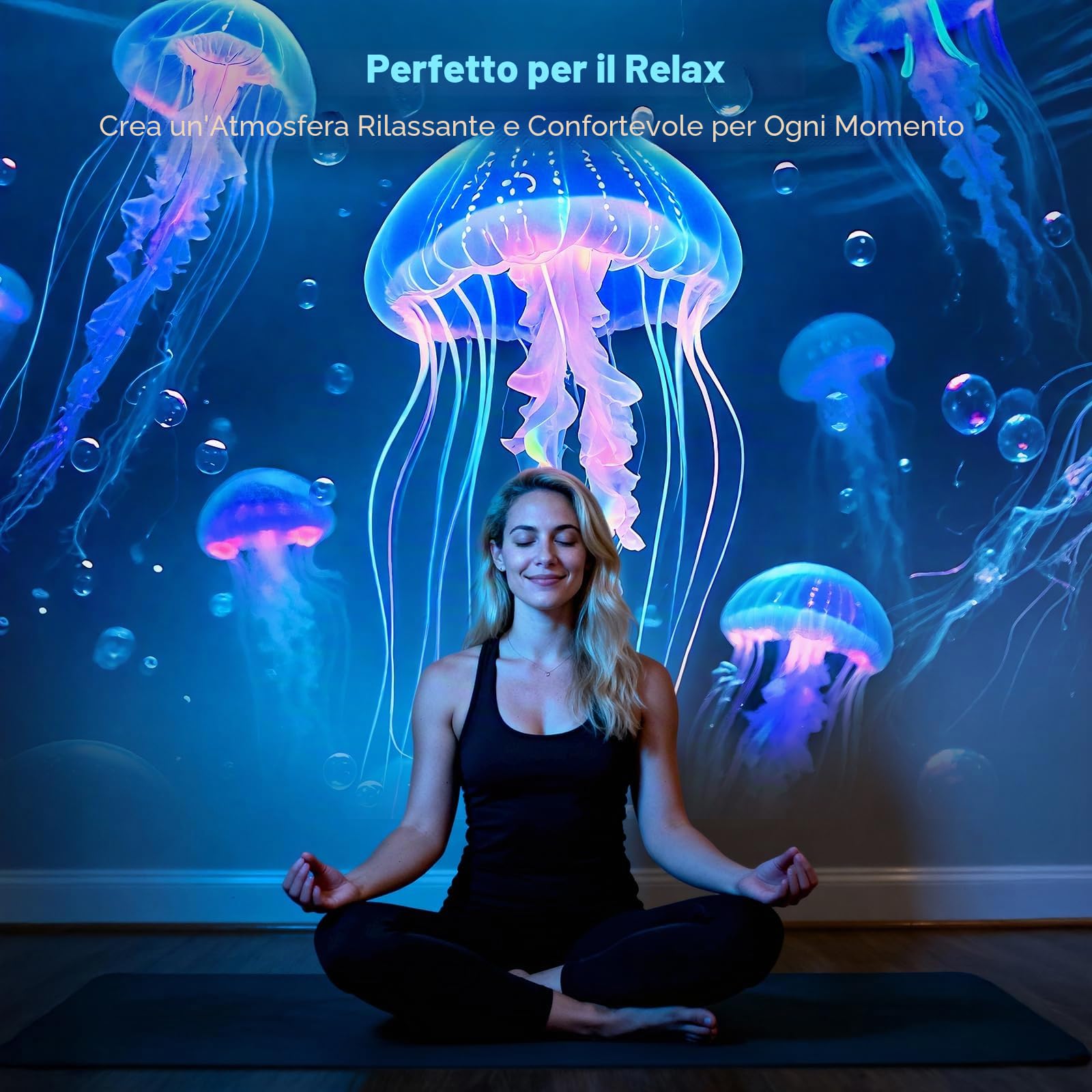 anysun Proiettore Stelle Galassia 3D, 60 Temi e Altoparlante Bluetooth | Telecomando, Luce Notturna, Proiettore Soffitto Aurora Boreale e Nebulose per Camera da Letto, Bambini, Adulti, Regalo
