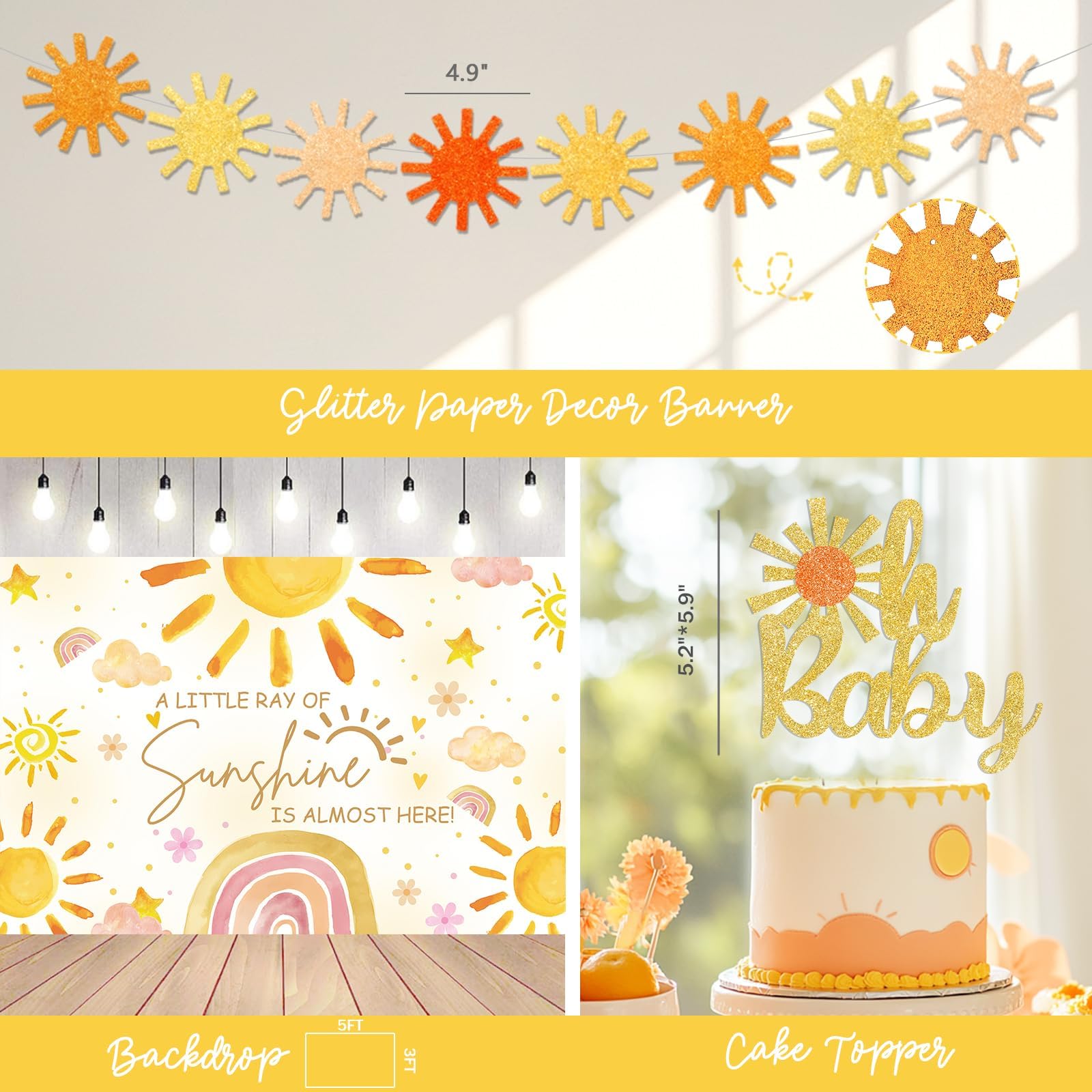 You Are My Sunshine Banner Editable Sunshine Baby Shower Invitation A  Little Ray Of Sunshine Boho Baby Shower Invite You Are My Sunshine Party  Instant Download S005 Sunshine Decorations, image size:1600x1600