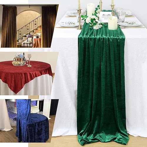 Miniatura 5 de Efavormart - Rollo de tela de terciopelo de 5 yardas de 65 pulgadas de ancho, color rosa champán, tela de terciopelo suave al tacto