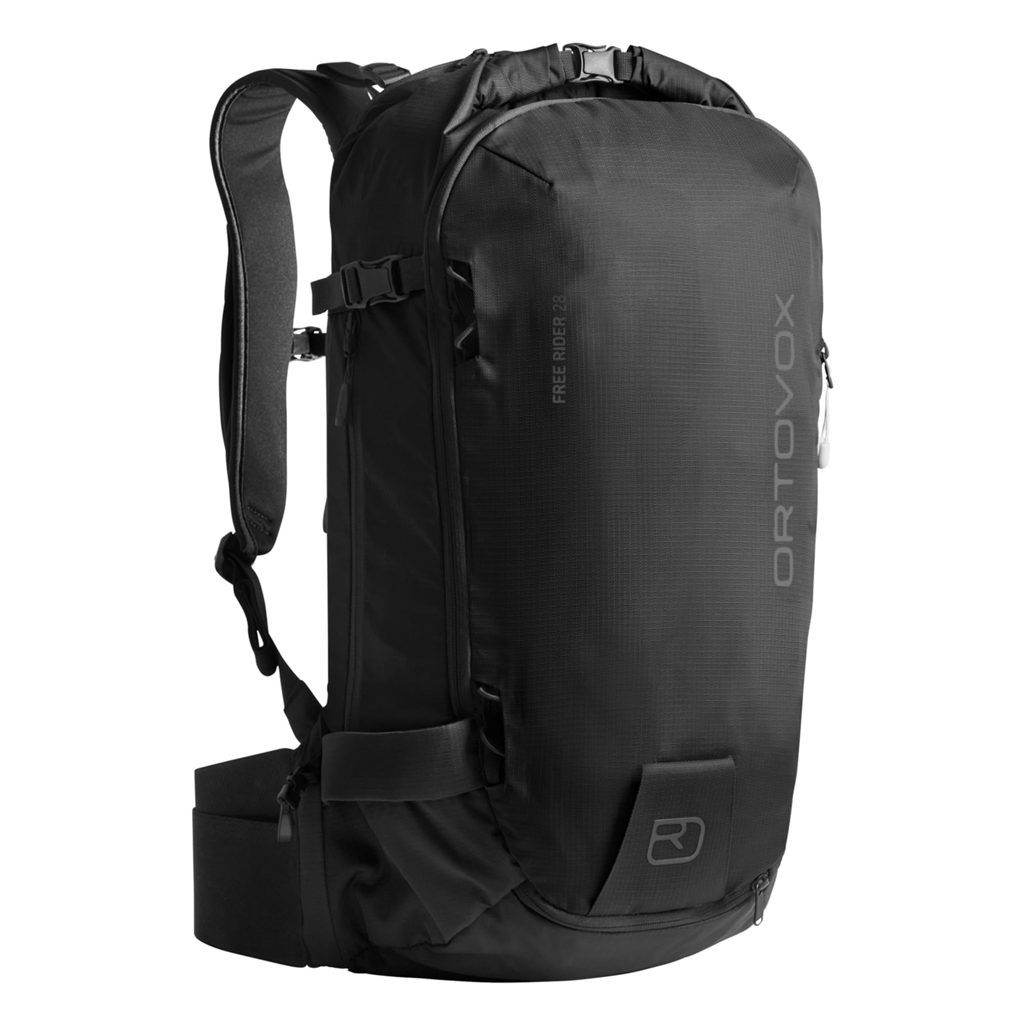 Ortovox Free Rider 28L Sac à dos de ski de randonnée freeride pour ski, snowboard et sports de randonnée – Black Raven – 28 litres